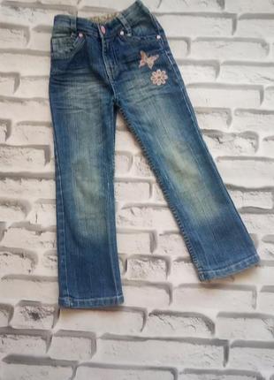 Джинсові штани, джинси на резинці для дівчинки.