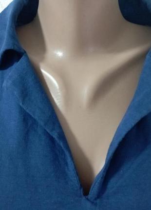 Блузка лен + хлопок finery в идеальном состоянии xl2 фото