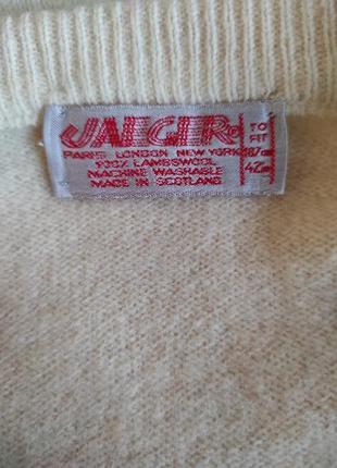 Jaeger вовняний светр джемпер напіввер3 фото