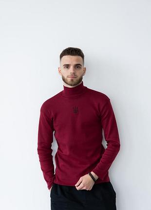 Гольф теплий з вишивкою герб
