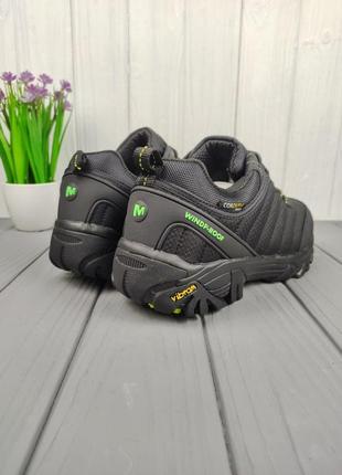 Кроссовки мужские осень - зима merrell vibram thermo black green2 фото