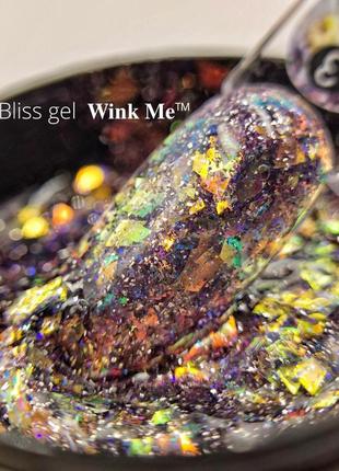 Глиттер гель bliss  wink me #3