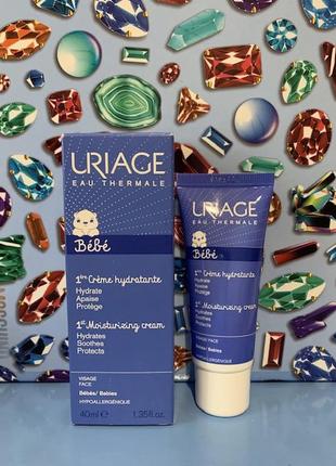 Зволожувальний дитячий крем для обличчя uriage babies 1 ere creme 💦1 фото