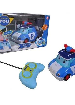 Игрушка робокар поли на радиоуправлении с аккумулятором robocar poli