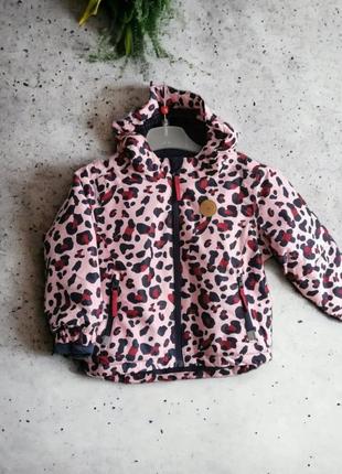 Термо-курточка для девочки лыжная зимняя 86 - 116 см