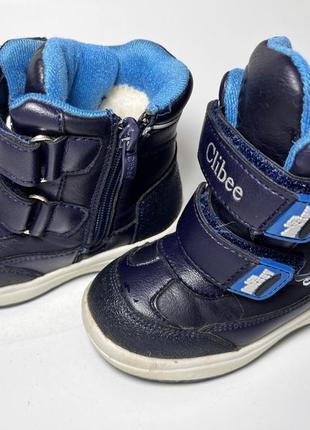 Зимові дитячі черевики на хлопчика tm clibee, 22 розмір
