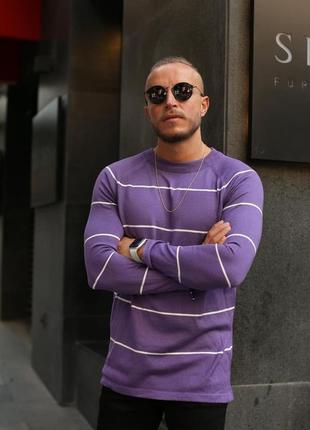 Мужской свитшот фиолетовый / повседневный кофты для мужчин