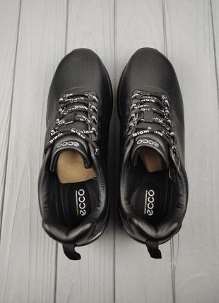 Кроссовки мужские осень - зима ecco biom black4 фото