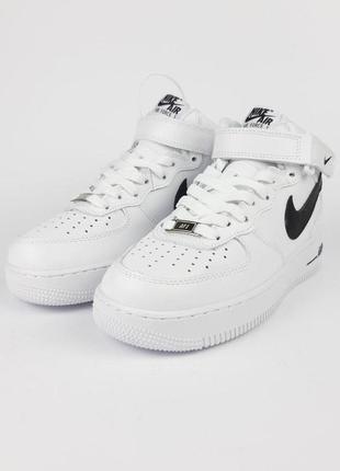 Кроссовки женские осень - зима nike air force 1 высокие