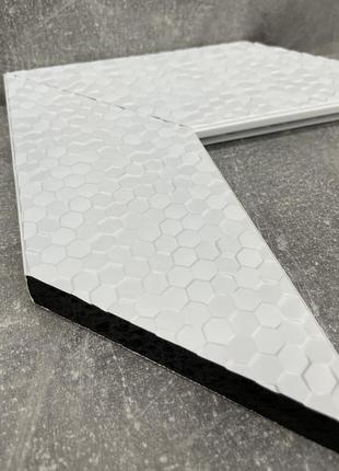 Зеркало в белой раме 176х56 стильное в широкой раме, зеркало напольное большое на полный рост в прихожую4 фото