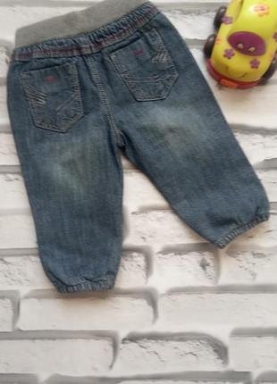 Штани джинсові, утепленні на резинці5 фото