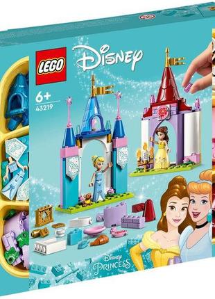 Конструктор lego disney princess творчі замки діснеївських принцес 140 деталей (43219)