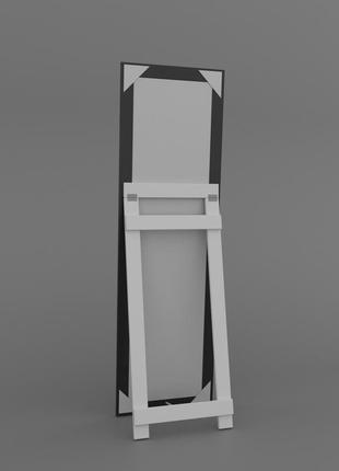 Зеркало бежевая рамка 170 50 для прихожей в полный рост, напольные зеркала в узкой...