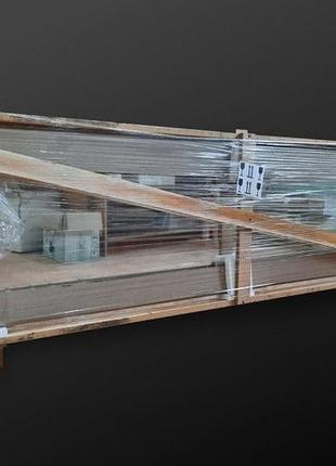 Зеркало розовое золото 176х56 стильное в широкой раме, зеркало напольное большое на...