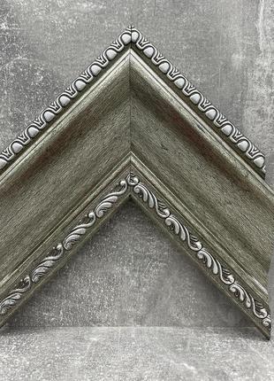 Зеркало в широкой багетной раме 176х56 в полный рост, стильное напольное...