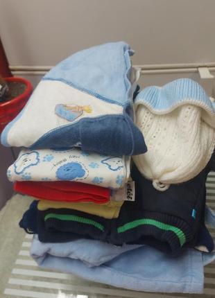 Лот речей на хлопчика р.62.68