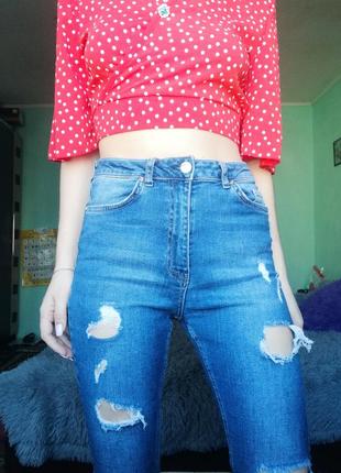 Рваные джинсы от missguided4 фото