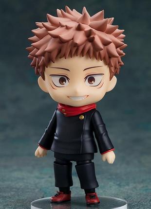 Оригинальная аниме фигурка нендороид итадори из магической битвы, nendoroid jujutsu kaisen yuji itadori 14791 фото