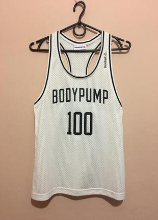 Майка reebok les mills bodypump 100 jersey tank top - s-m6 фото