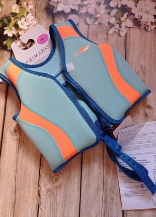 Новий захисний жилет для плавання на дитину 1-2 роки з вагою 11-15 кг бренду primark