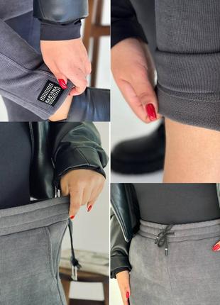 Преміум якість🔝 штани вельвет на флісі жіночі батал 50,52,54,56,583 фото