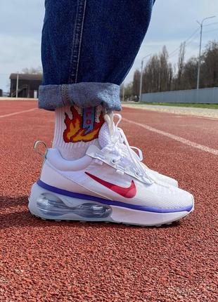 Женские кроссовки  nike air max 2021 white red