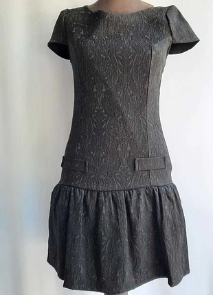 Жаккардовое платье р. s zara