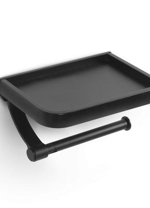 Держатель для туалетной бумаги (черный)