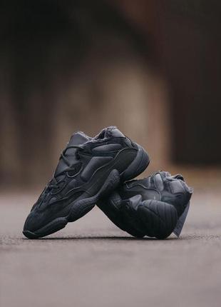 Кроссовки мужские adidas yeezy boost 500 black1 фото