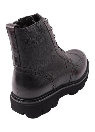 Ботинки мужские cosottinni черные натуральная кожа, 39