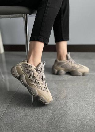 Adidas yeezy boost 500 grey4 фото