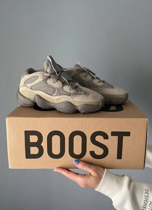 Adidas yeezy boost 500 grey7 фото