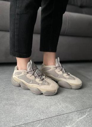 Adidas yeezy boost 500 grey2 фото