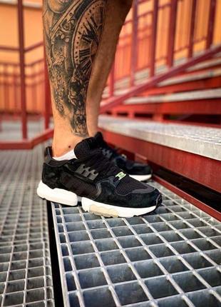 Мужские кроссовки  adidas torsion black white