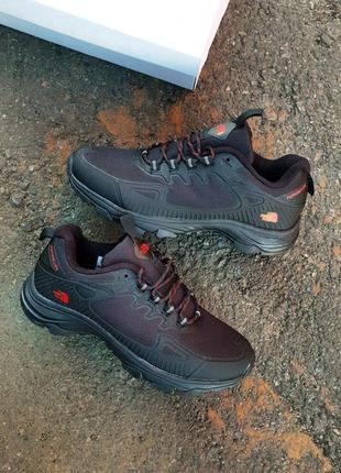 Мужские кроссовки  the north face future life black red