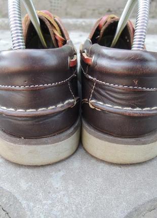 Кожаные туфли мокасины bastad р.375 фото