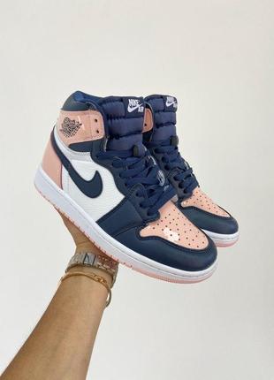 Мужские / женские кроссовки  nike air jordan 1 high og atmosphere4 фото