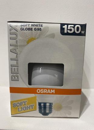 Лампа розжарювання osram bellalux soft globe g95 150w