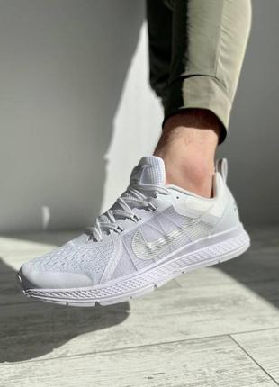 Жіночі кросівки  nike zoom white silver1 фото