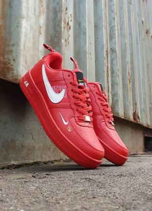 Nike air force 1 utility red