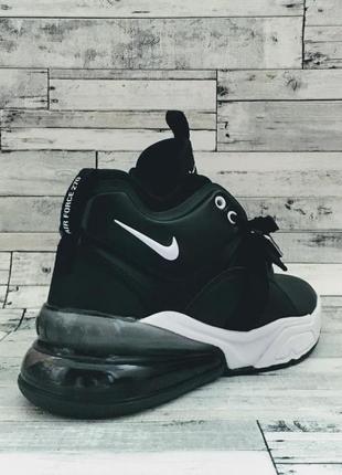 Мужские кроссовки  nike air force 270 black white 26 фото