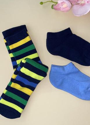 ⚜️высокие махровые носки в полоска// размер: 29/34 ⚜️ укороченные махровые носки1 фото
