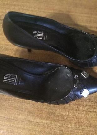 Красиві жіночі туфлі човники відомого італійського бренду ripa 40р.2 фото