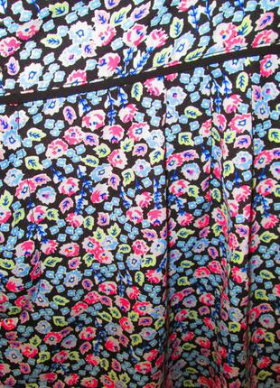 Красивые легкие шорты h&m цветочки с карманами размер 143 фото