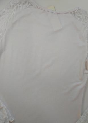 Оригинальная белая стильная блуза из вискозы и кружева на девушку violana kelly- виолана5 фото