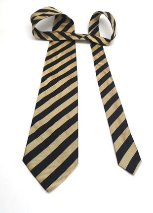 Краватка з смужкою massimo datti, італія, шовковий10 фото