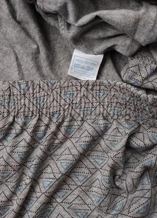 Трусы мужские семейные шорты doremi хлопок турция серый треугольнички 2 м 46