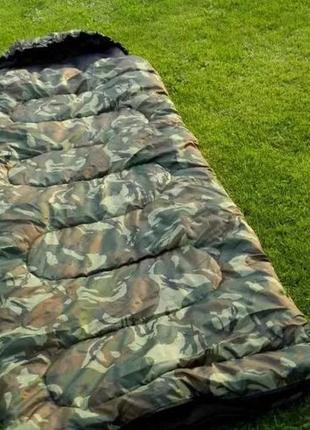 Тактический военный спальник утепленный 200×80см армейский комуфляж3 фото