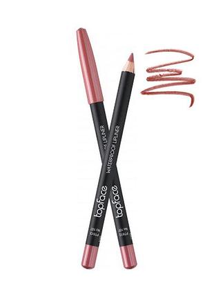 Олівець для губ водостійкий topface "waterproof lipliner", 107