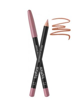 Карандаш для губ водостойкий topface "waterproof lipliner", 106